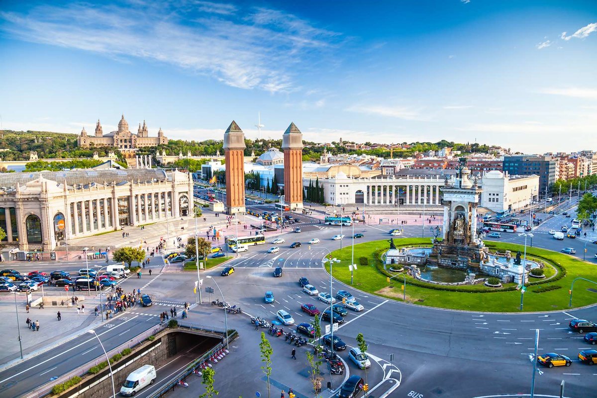 площадь испании барселона фото