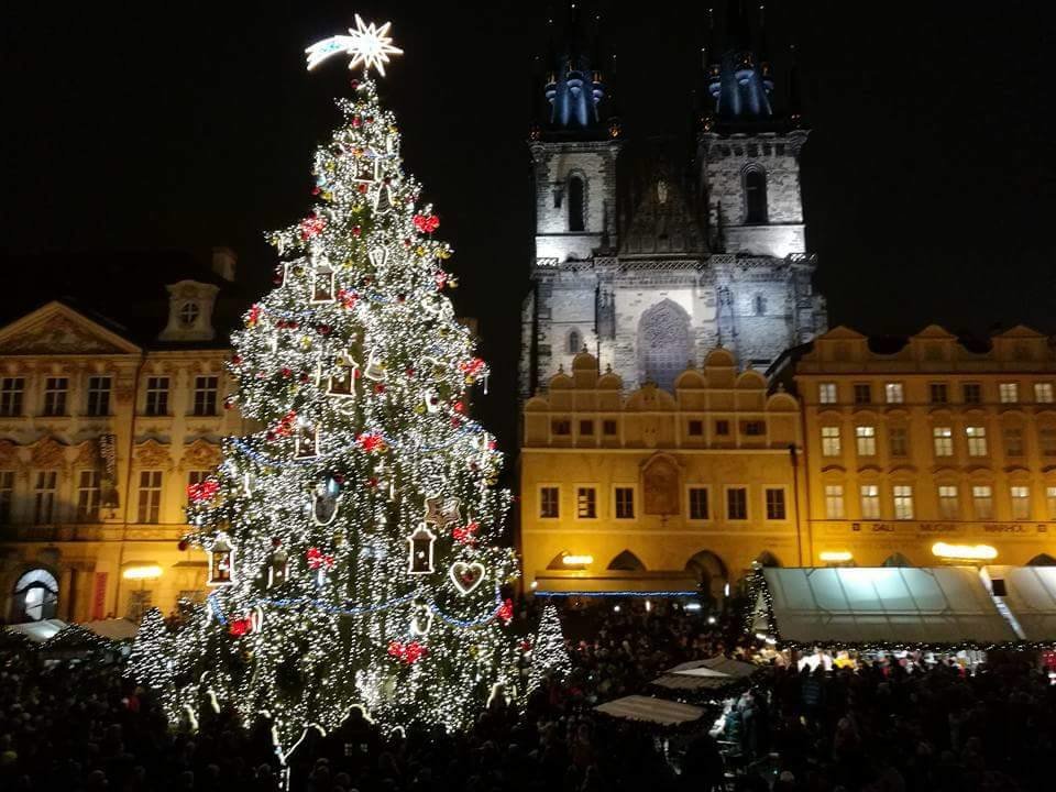 рождественская прага 2019 фото