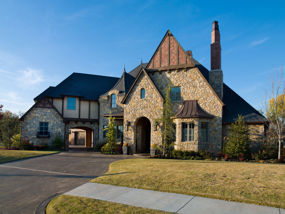 стиль тюдор tudor revival cottage фото