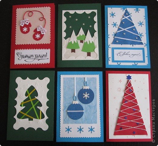 Новогодние открытки для детей 3-4 лет шаблоны