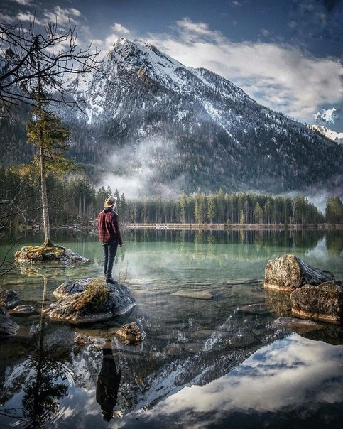красивые картинки человека и пейзаж фото