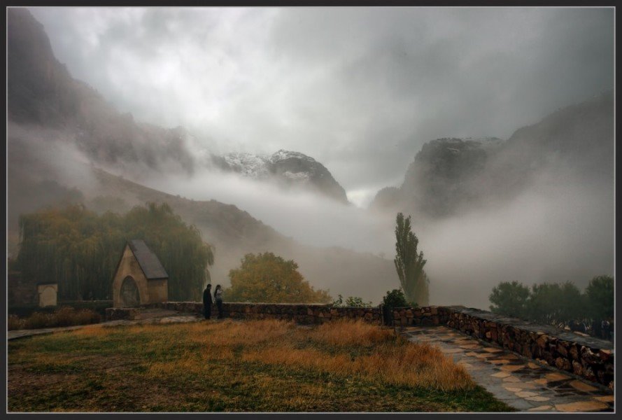 карабах храм туман фото