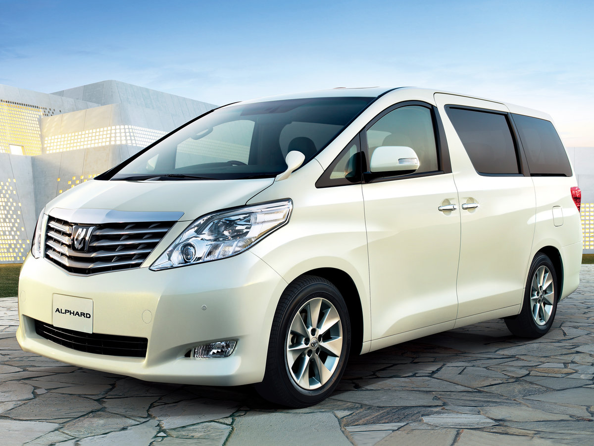 Автомобили Toyota Alphard в кузове минивэн 2 поколение 