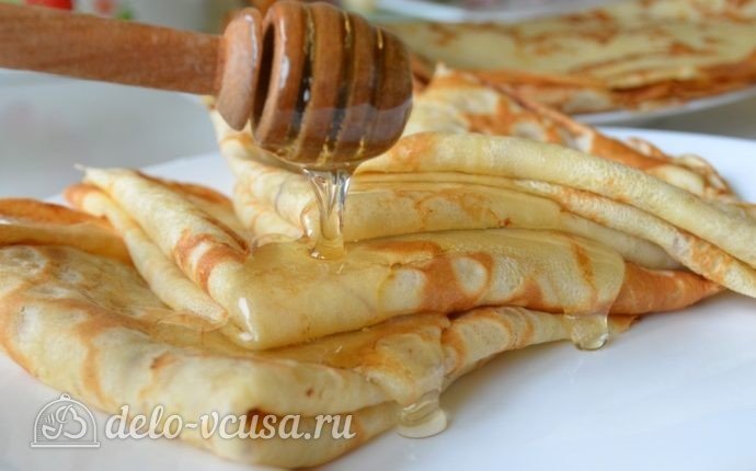 блинчики на молоке фото