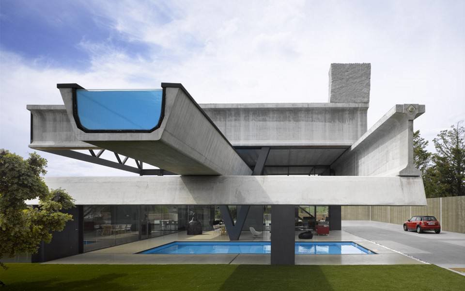 консольный дом (cantilever house) в малайзии фото