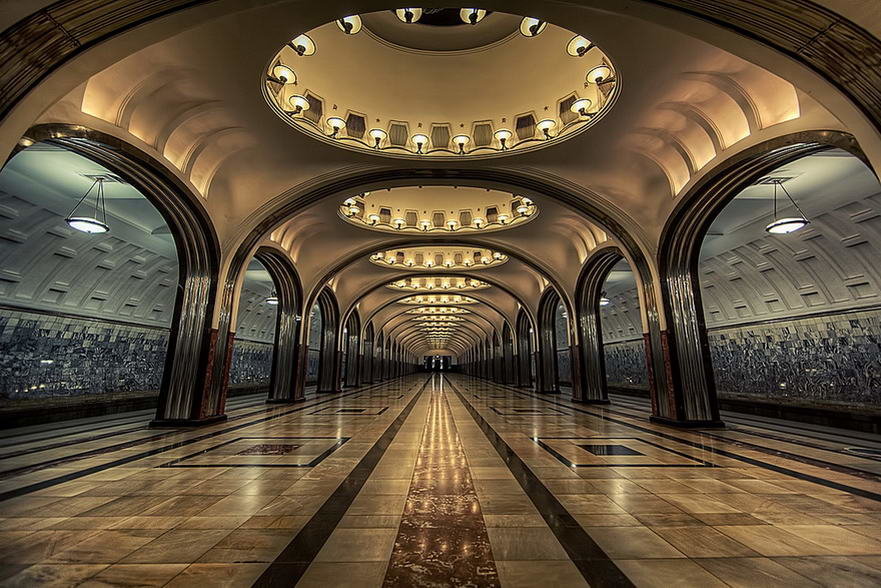 самые красивые станции метро в москве фото