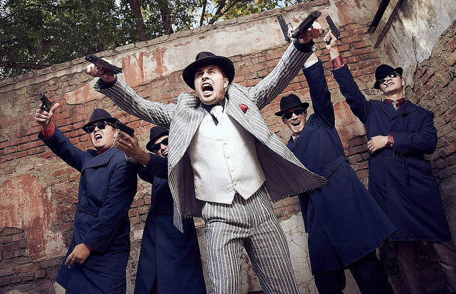 Фото в стиле бандитов