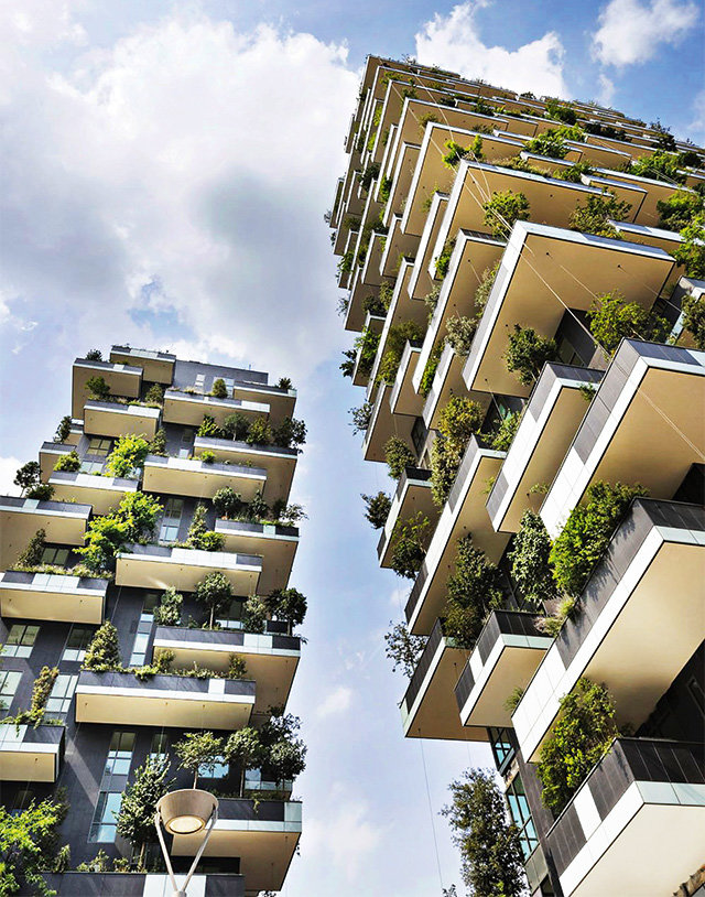 bosco verticale милан италия фото