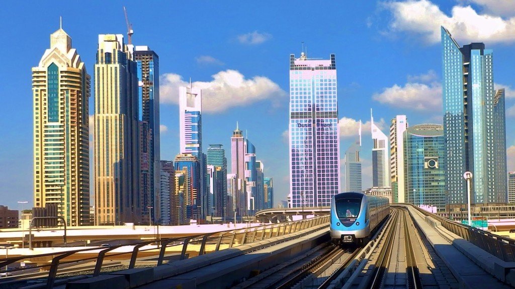 метро оаэ дубай фото