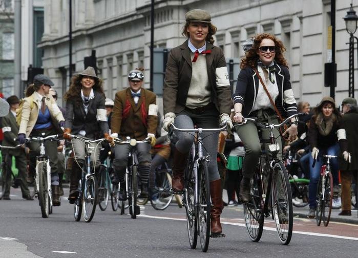 велопробег tweed run москва фото