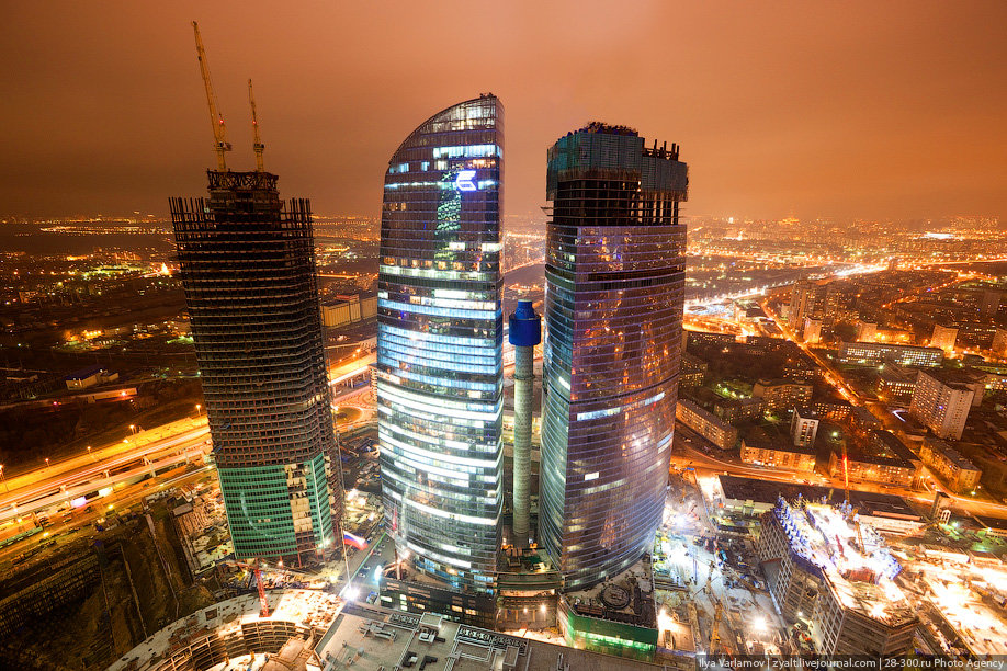 башни москва сити фото