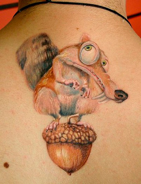 ice-age-squirrel-tattoo