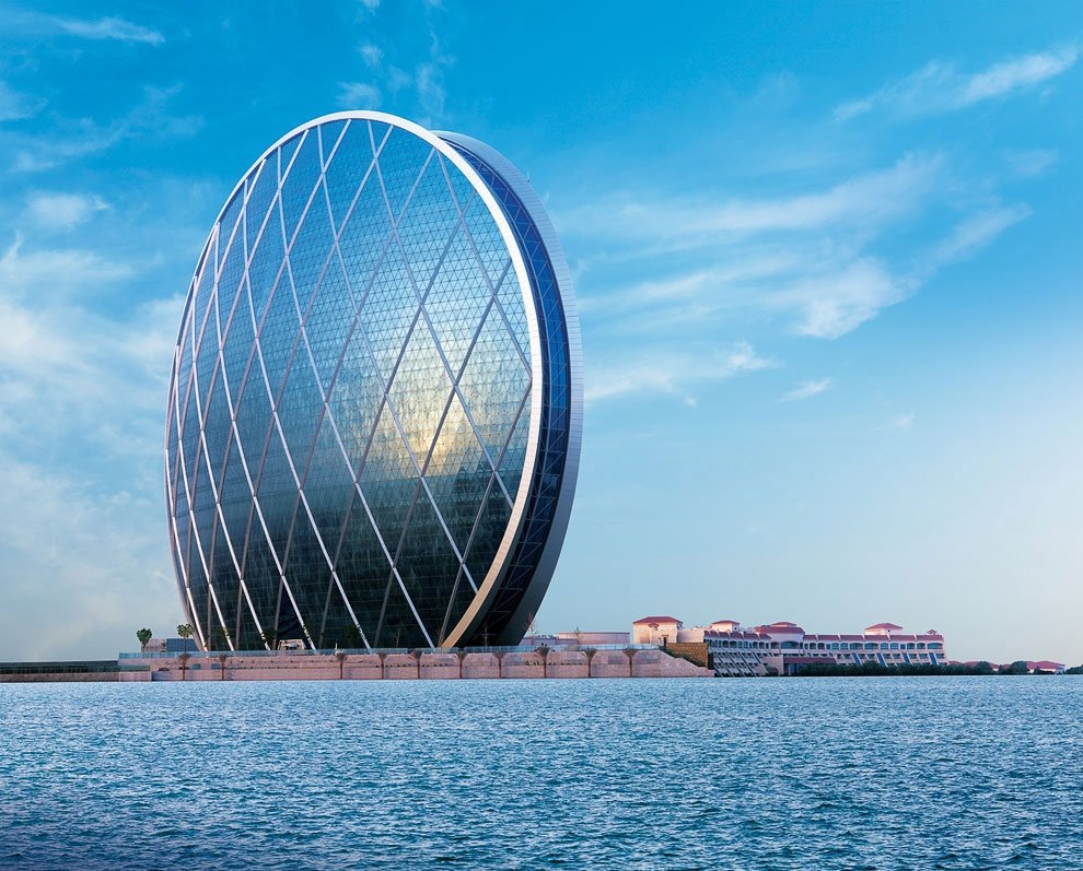 небоскреб «aldar hq” в абу даби фото