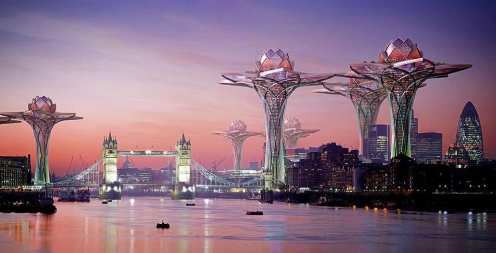 сады у залива (gardens by the bay) фото
