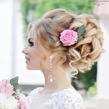 свадебные прически фото