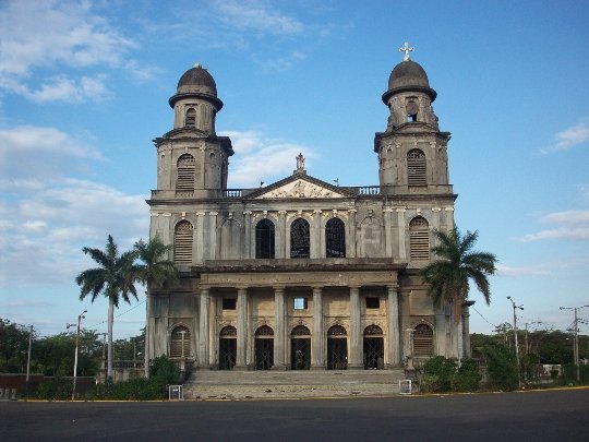 old cathedral of managua фото