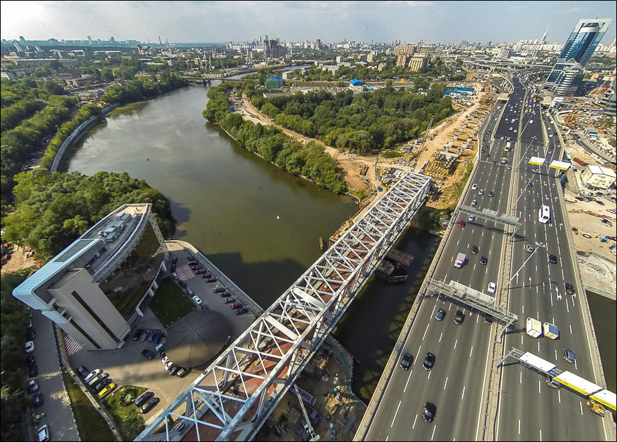 мост москва сити фото