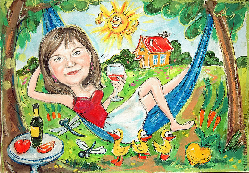 Смешные картинки дачница