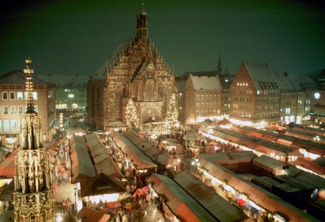 christkindlesmarkt в нюрнберге фото