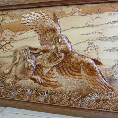 резные картины фото