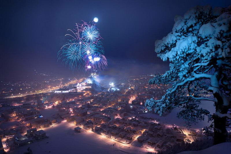 в новогоднюю ночь фото