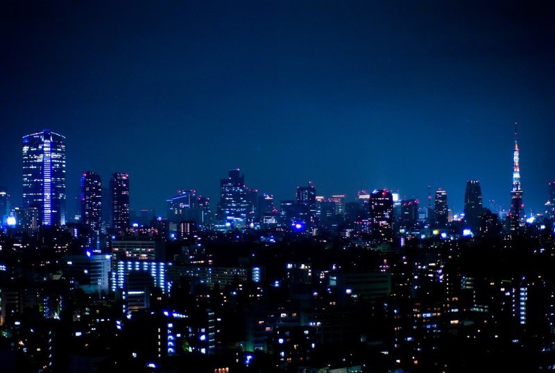 ночной город фото