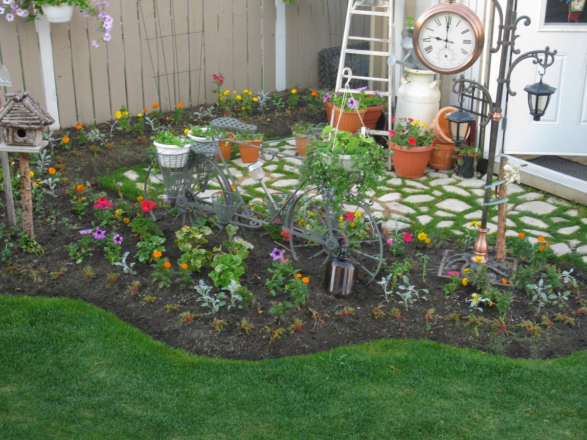 как украсить сад огород