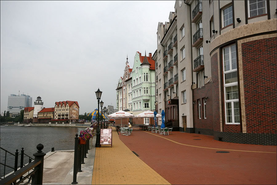 калининград набережная рыбной деревни фото