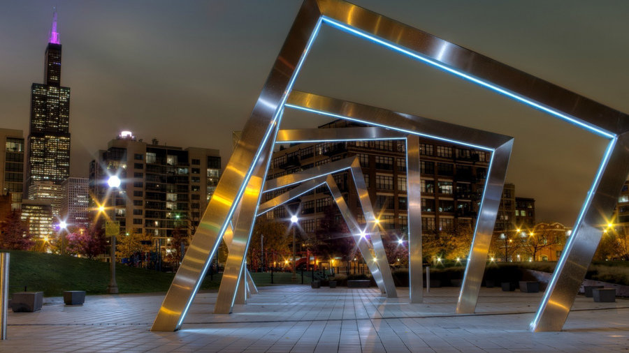 mary bartelme park, чикаго, иллинойс, сша фото