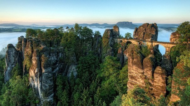 саксонская швейцария национальный парк фото