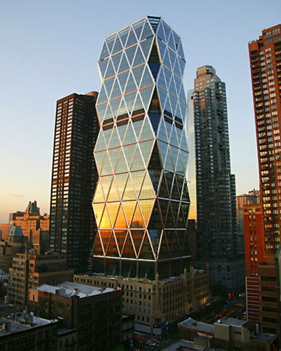 небоскреб hearst tower (архитектор норман фостер) фото