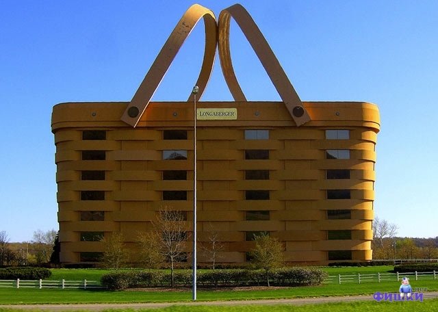 здание-корзина (the basket building), огайо, сша фото