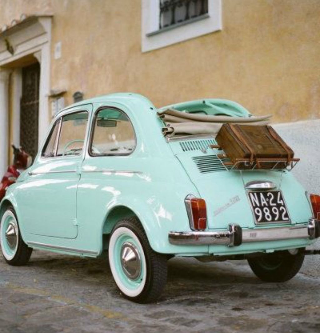 fiat 500 retro фото