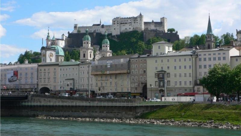 historic centre of salzburg фото