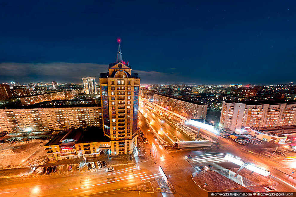 площадь ленина новосибирск вечером фото