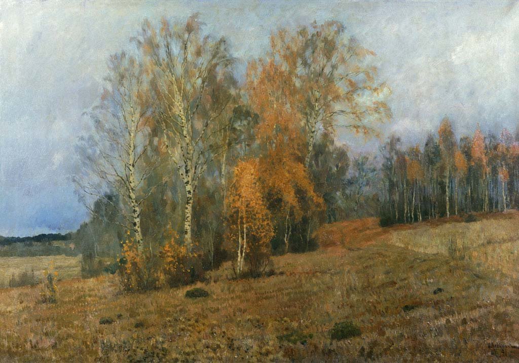 картина левитана осень фото