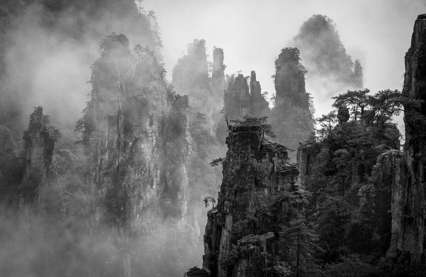 национальный лесной парк чжанцзяцзе, китай фото