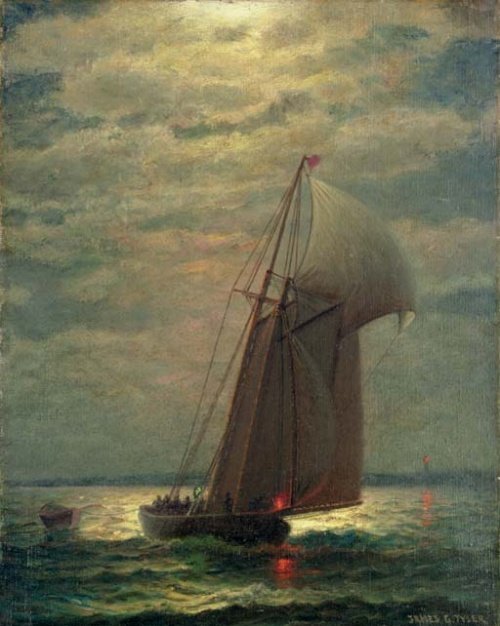 художник-маринист james gale tyler (american, 1855-1931) фото