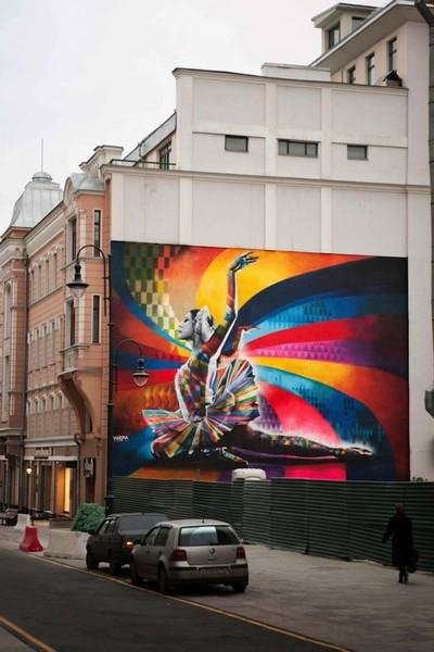 мурал арт москва фото