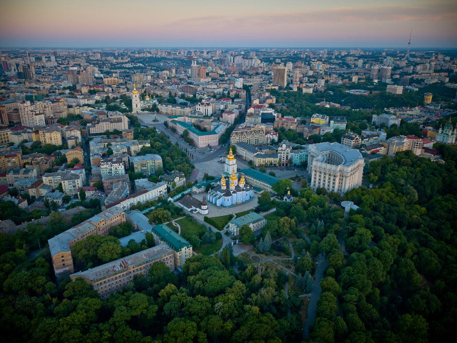 киев вид сверху фото