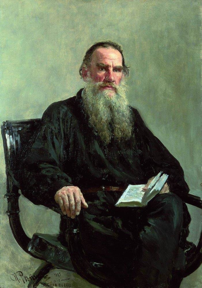репин илья ефимович портрет л.н.толстого фото