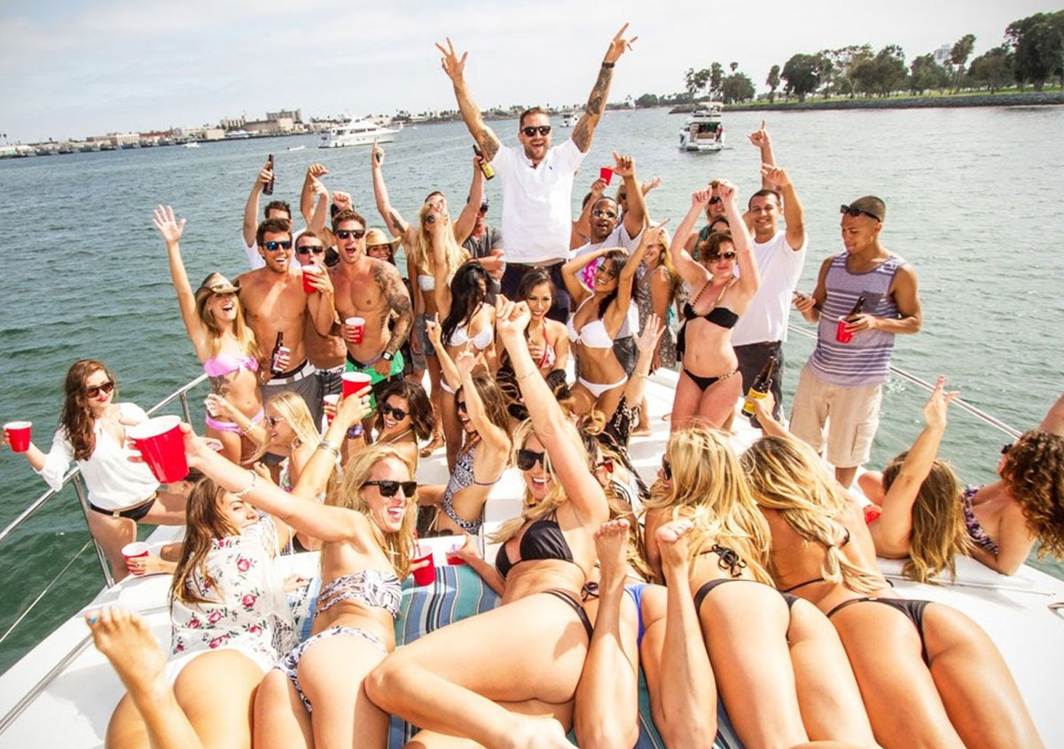 Boat party girls, beautiful naked nudes booty boobed teen girls