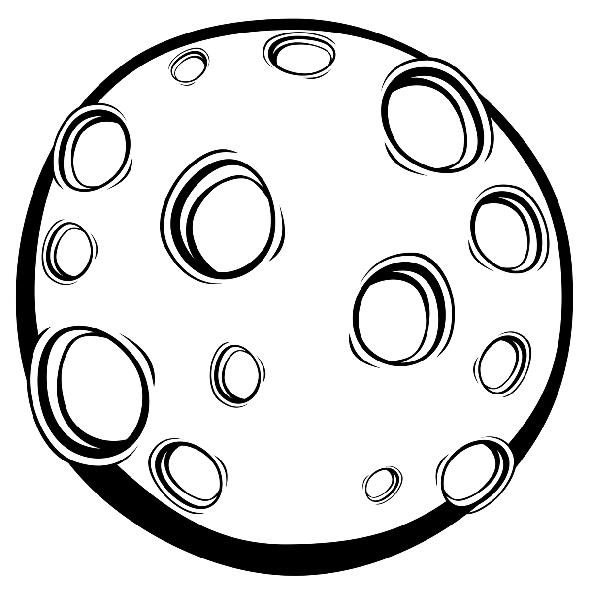 Планеты черно-белые картинки