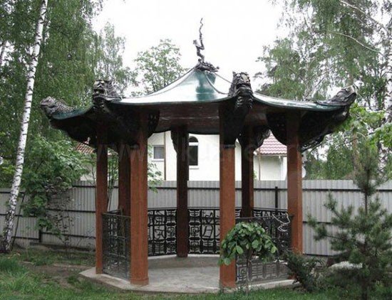 китайская беседка в екатерининском парке фото