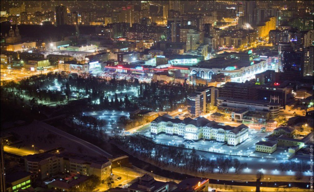 ночной екатеринбург фото