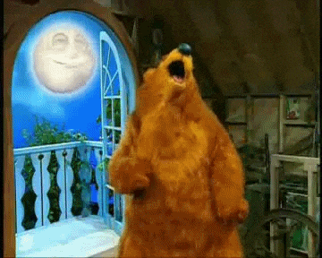 the bear in the big blue house фото
