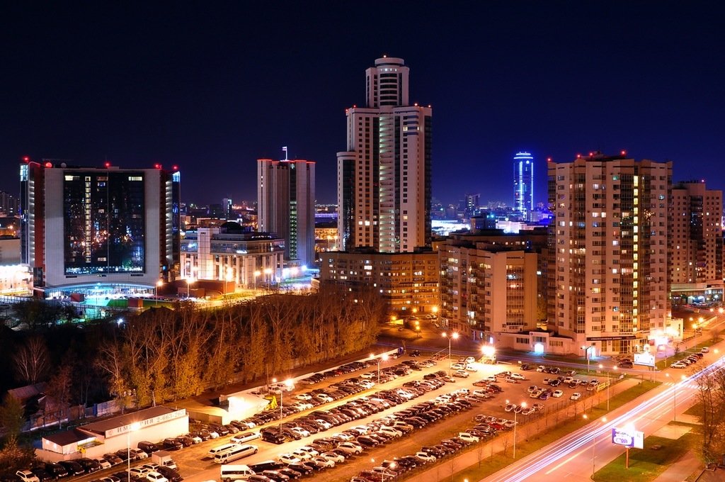 ночной екатеринбург фото