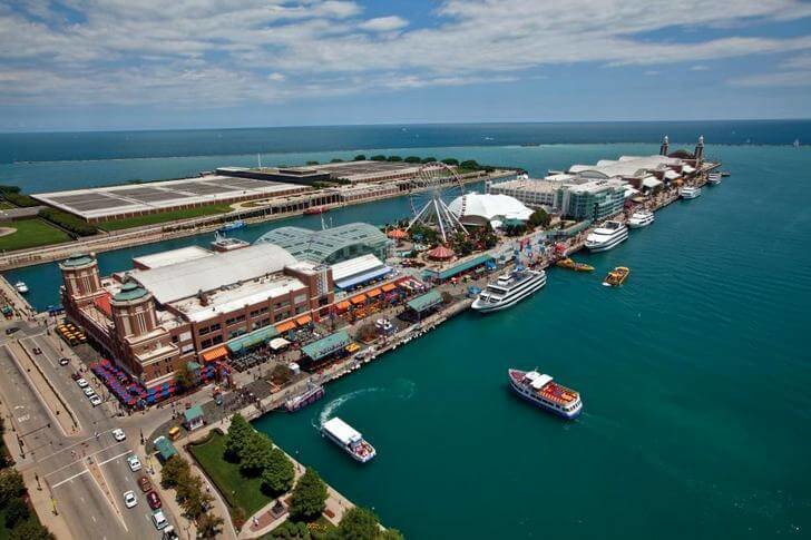 navy pier чикаго фото