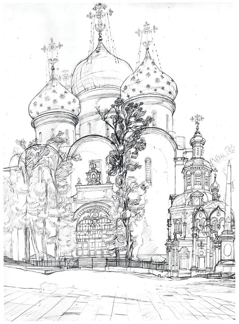 храм василия блаженного москва раскраска фото