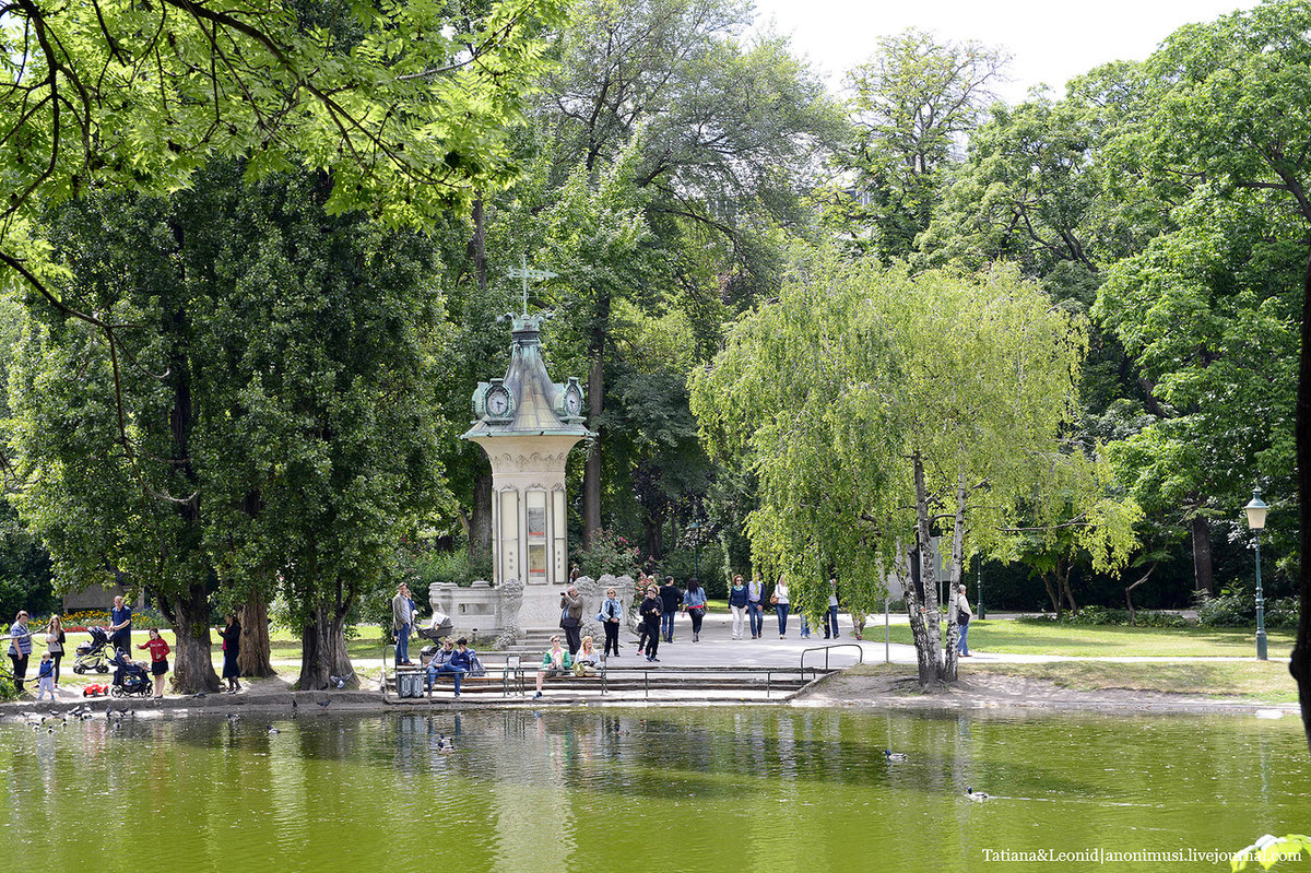городской парк в вене фото